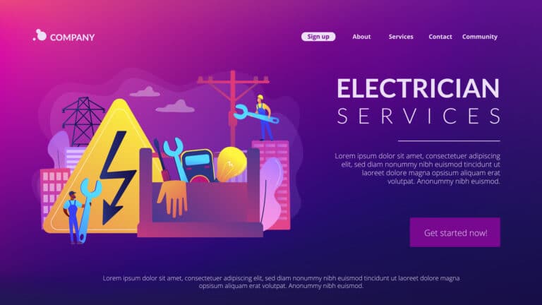Electrician Website Templates and Designs