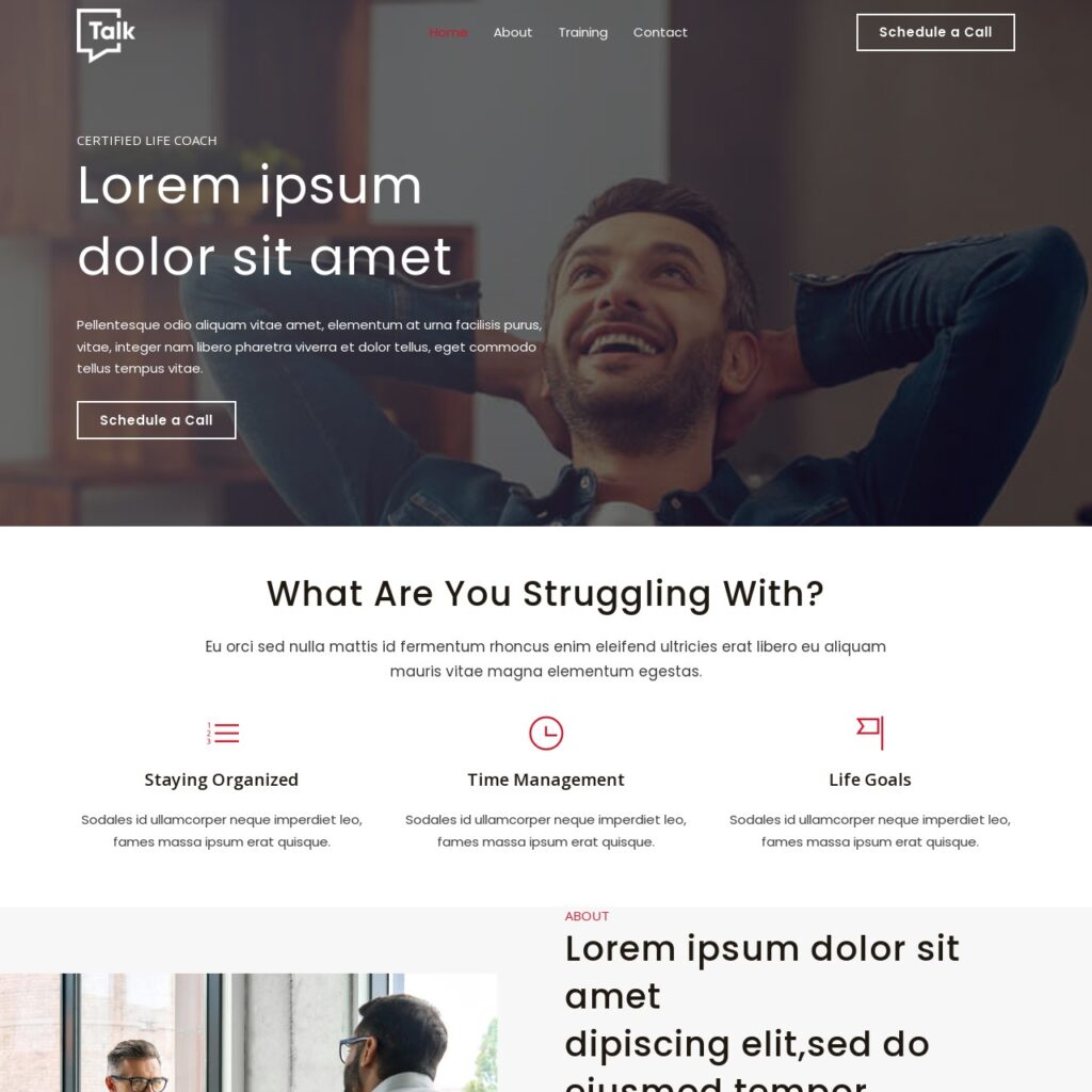 Consulting Website Template - Bricks Templates