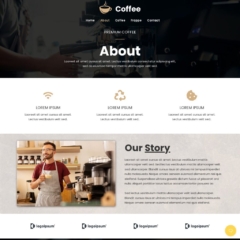 Coffee Template - About Page