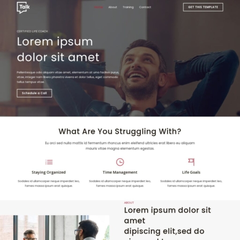 Consulting Template - Home Page