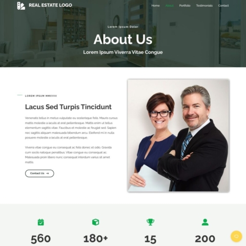 Real Estate Template - About Page