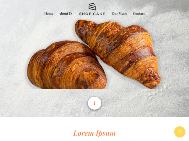 Cafe and Bakery Website Template