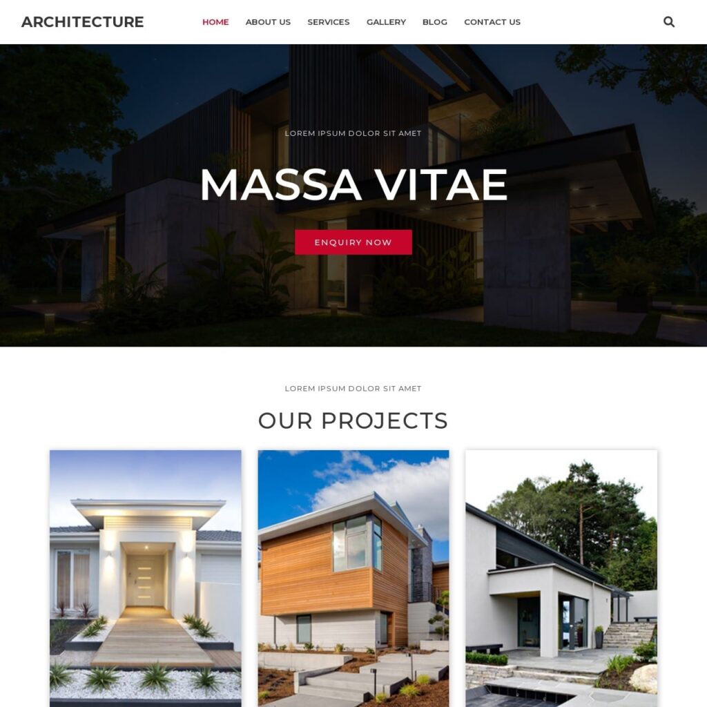 Architecture Website Template Bricks Templates Architecture Website Template Bricks Templates