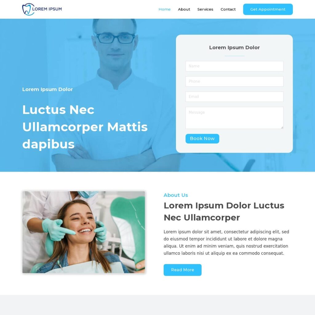 Dental Website Template Bricks Templates Dental Website Template Bricks Templates