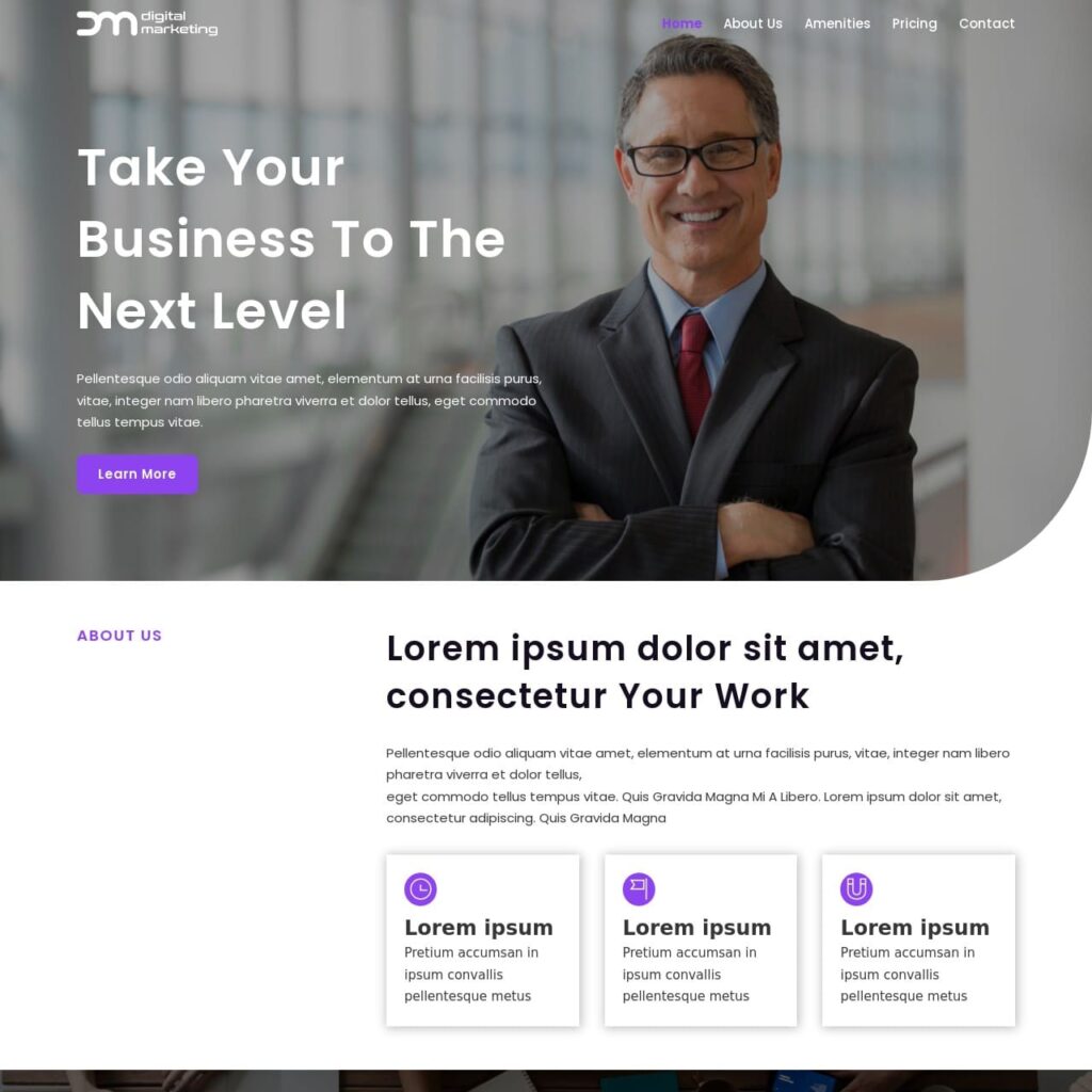 Marketing Agency Website Template